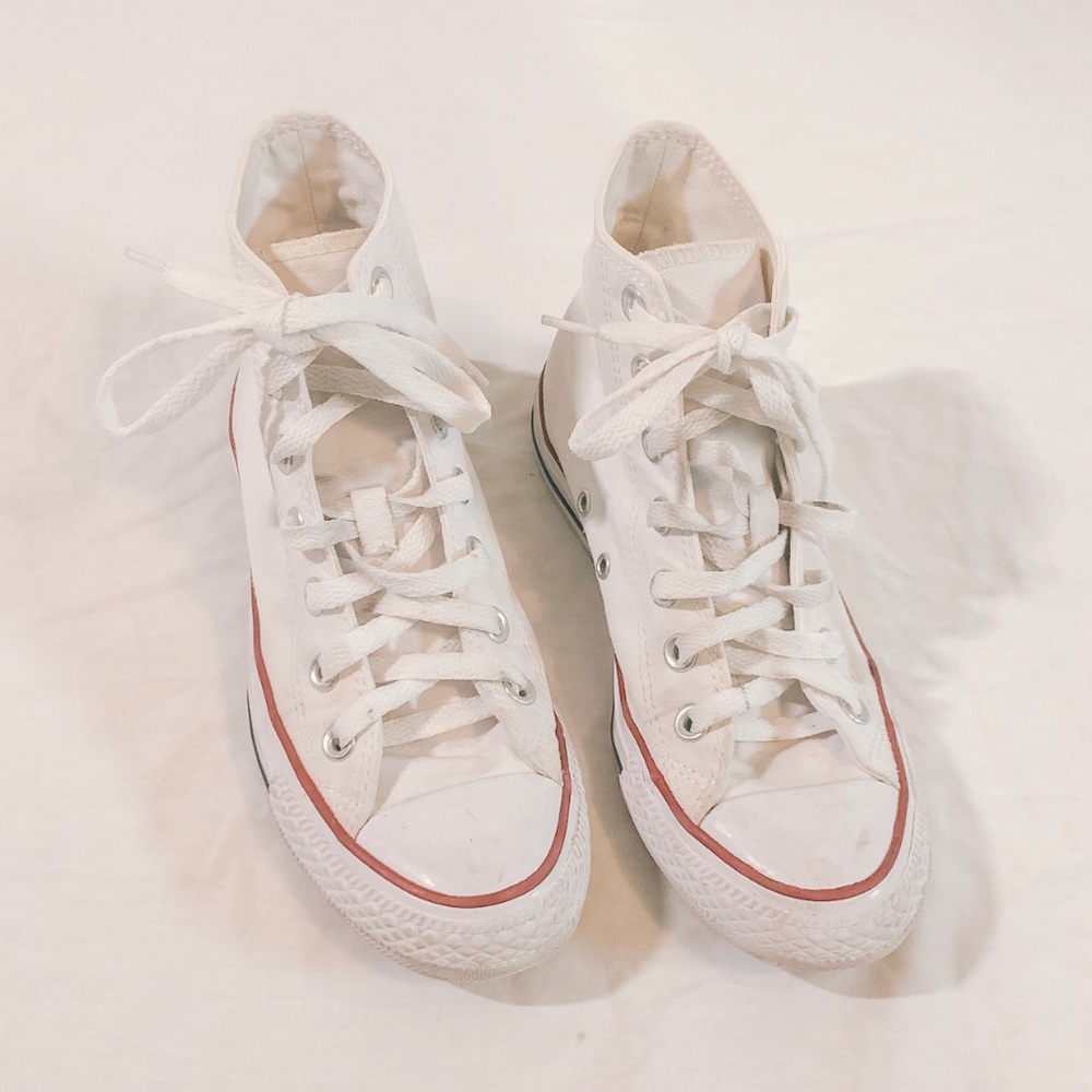 White high top Converse